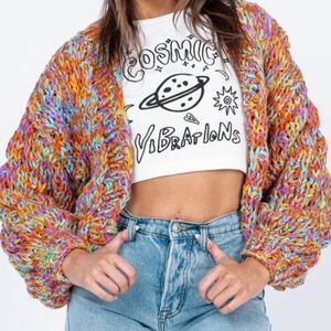 Princess Polly Candy Knit Cardigan